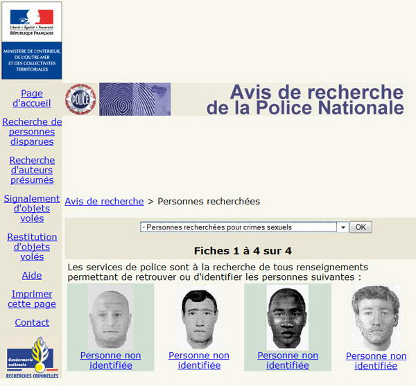 Faux avis de recherche pour terroriser les victimes